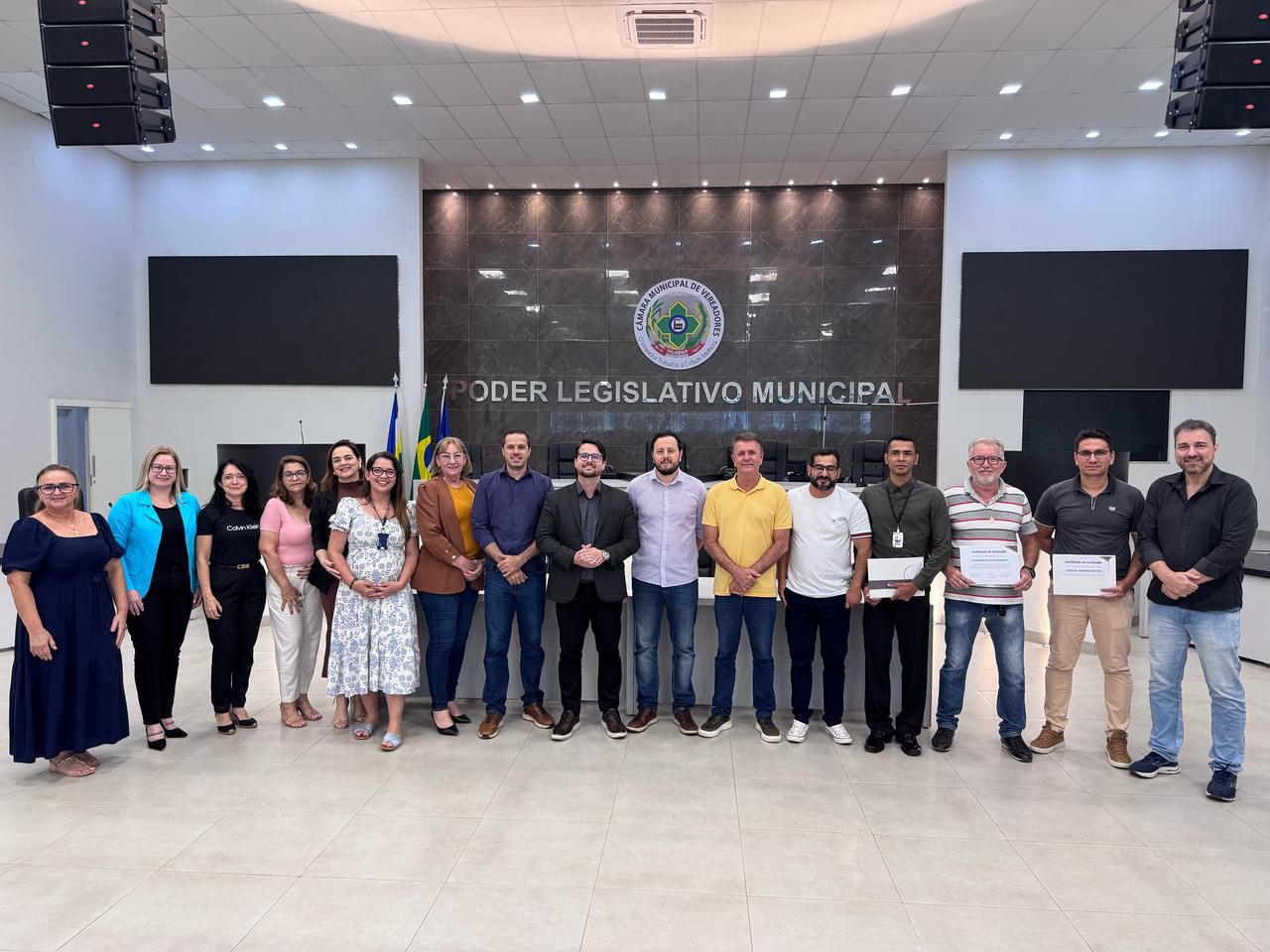 Foto de turma do Programa Contador de Valor