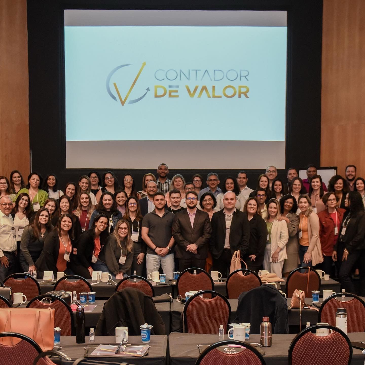 Foto de turma do Programa Contador de Valor
